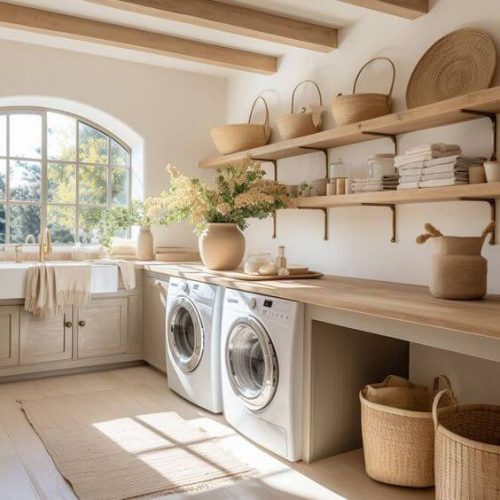 29 geniale Ideen für eine schöne Waschküche (praktisch und ästhetisch ...