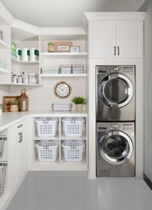 29 geniale Ideen für eine schöne Waschküche (praktisch und ästhetisch ...