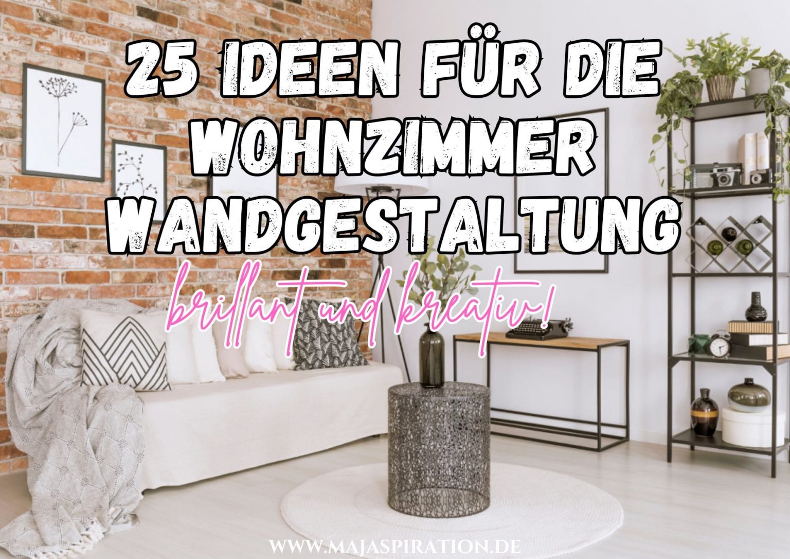 Wohnzimmer Wandgestaltung - 25 brillante & kreative Ideen wie sie