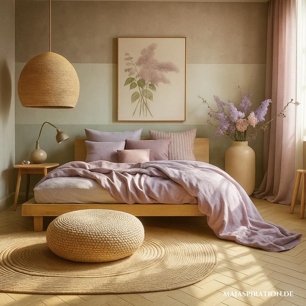 Flieder Schlafzimmer Idee