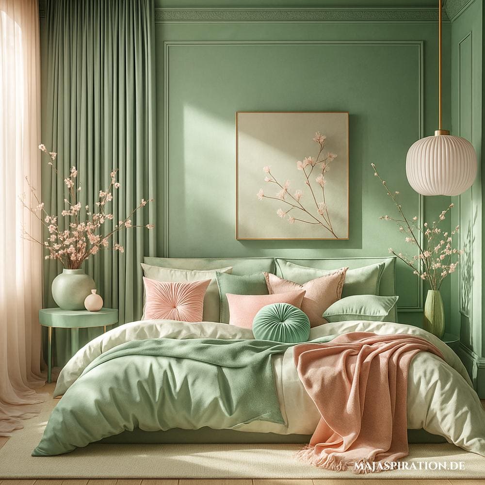 Kirschblüten Schlafzimmer Idee
