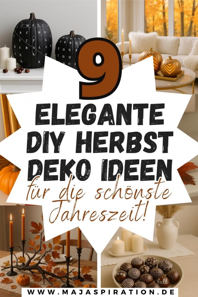 9 DIY Herbstdeko Ideen Pin