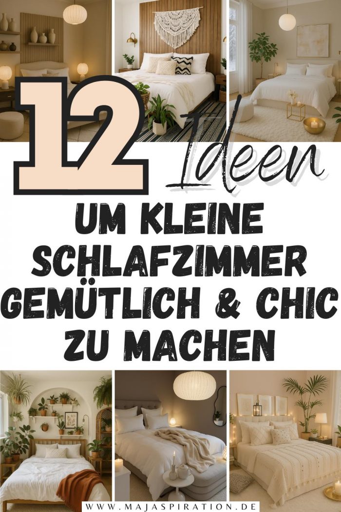 Die 12 gemütlichsten Inspirationen für kleine Schlafzimmer - Raumwunder ...