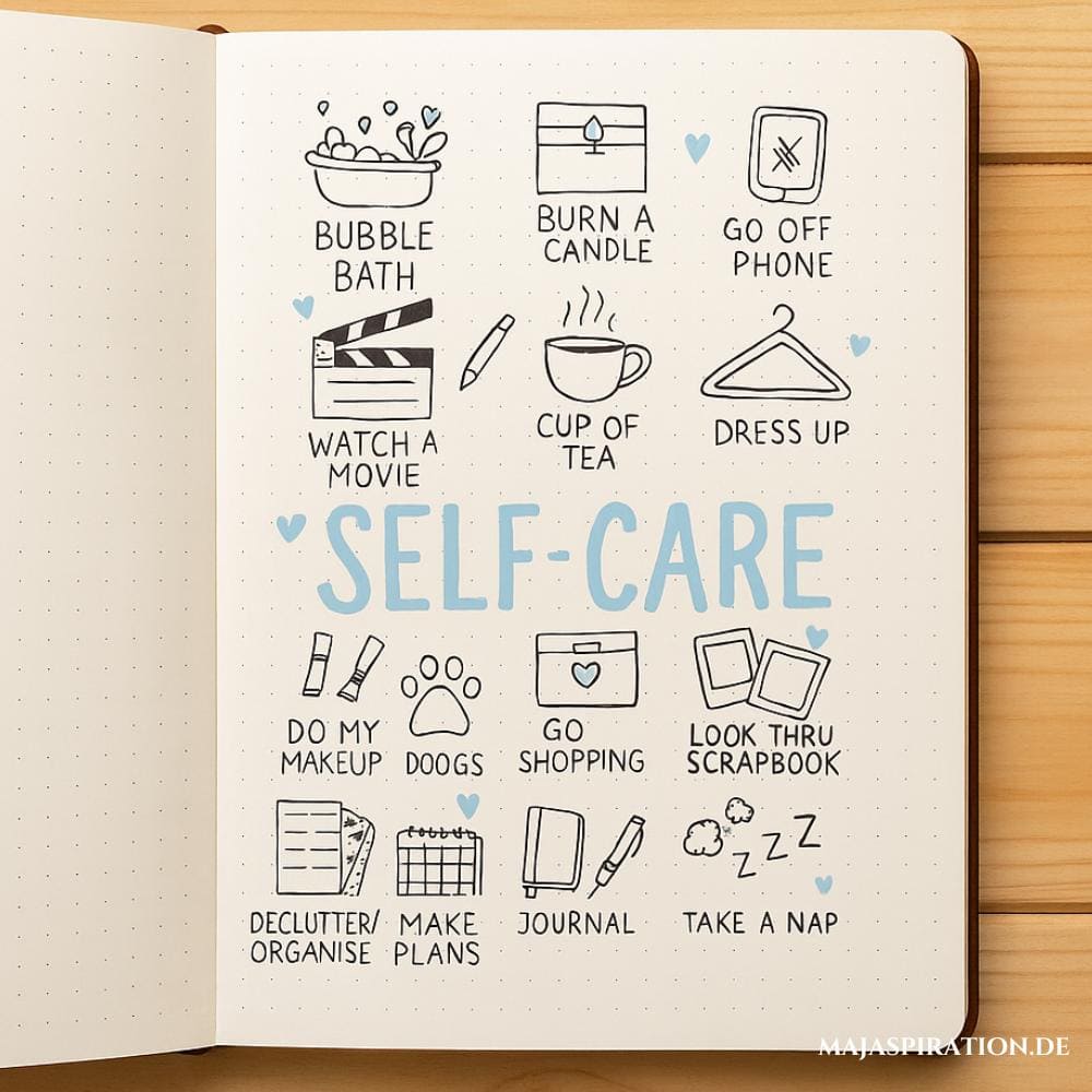 Self Care Ideen Bullet Journal