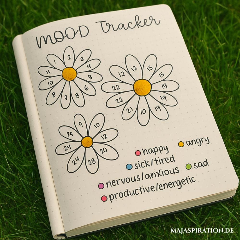 Mood Tracker Bullet Journal Idee