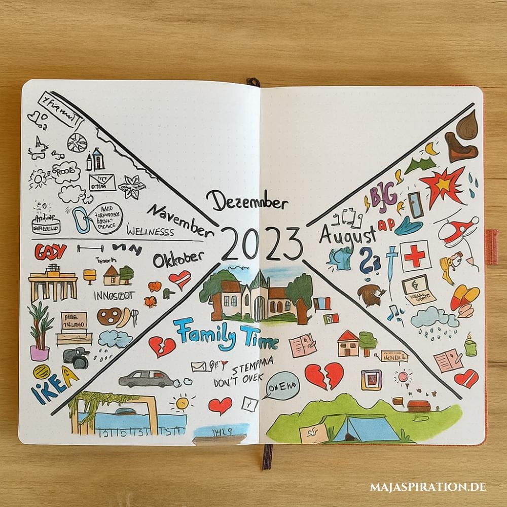 Bullet Journal Year in a Pie