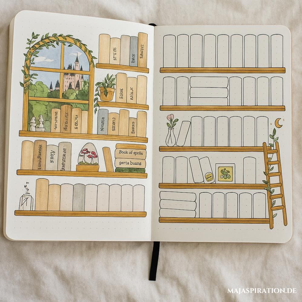 Bullet Journal Book and Reading Tracker