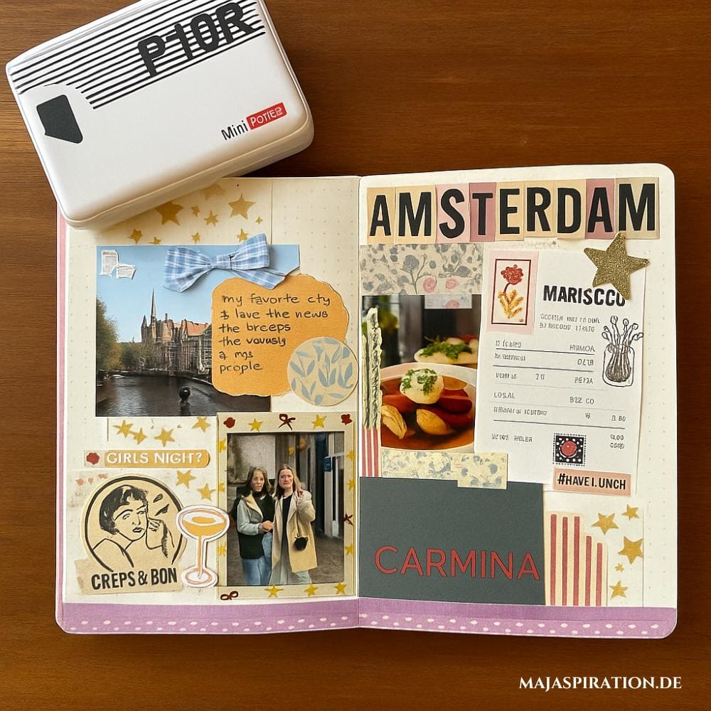 Bullet Journal Idee mit Fotos