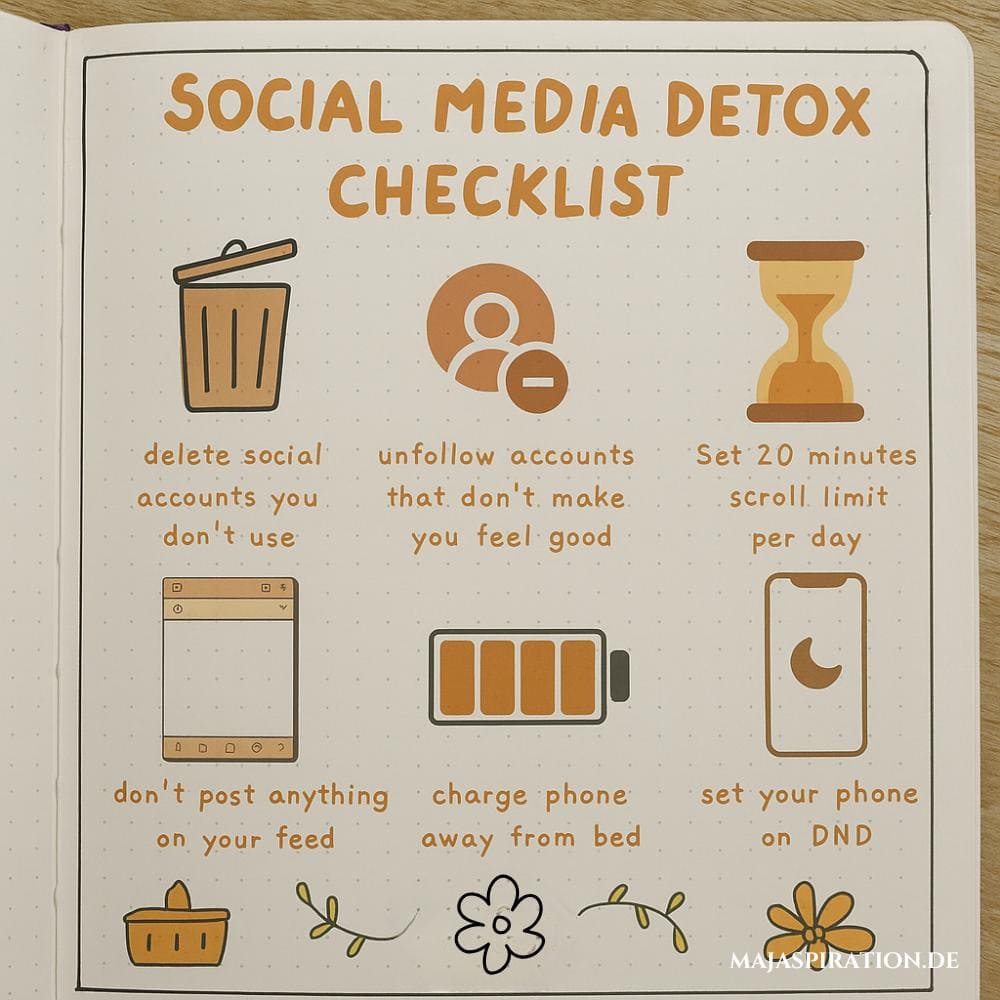 Digital Detox Bullet Journal