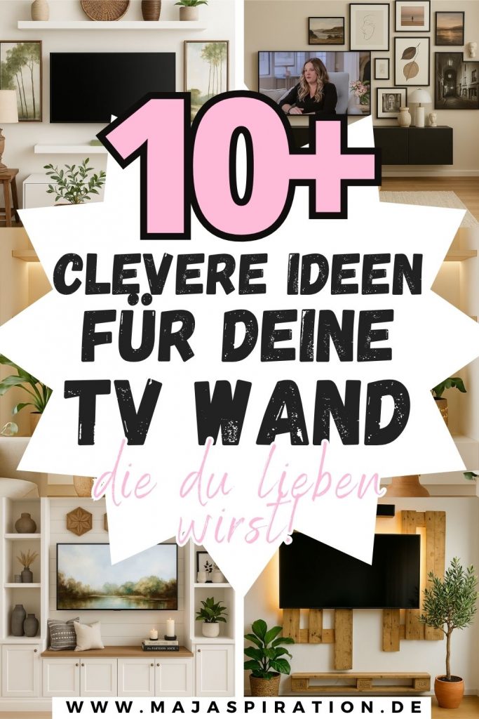10+ clevere Ideen für deine TV Wand Pin