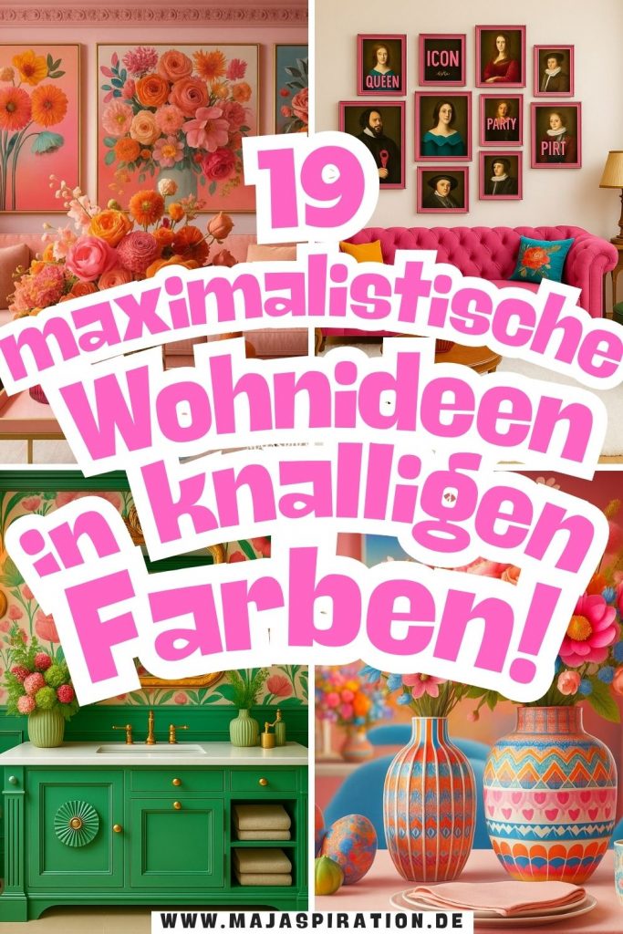 19 Maximalistische Wohnideen Pin