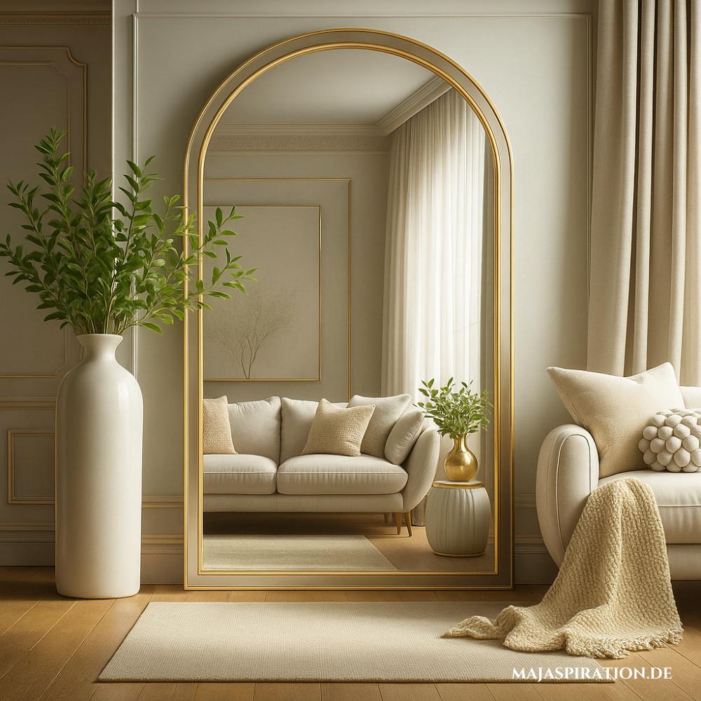 Pinterest Home Decor Idee mit bodenhohem Spiegel