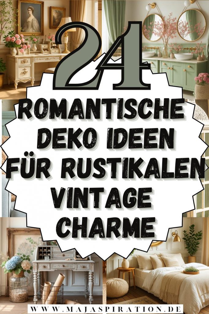 Romantische Vintage Deko Ideen Pin