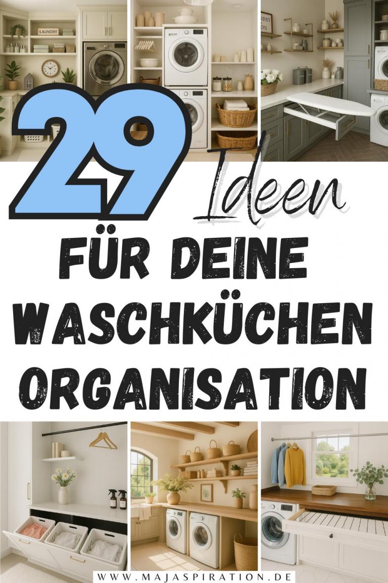 29 geniale Ideen für eine schöne Waschküche (praktisch und ästhetisch ...