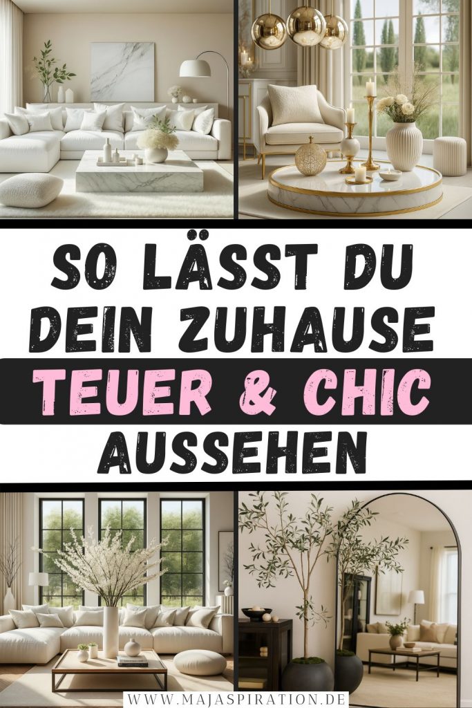 Wohnung teuer aussehen lassen Ideen Pin 2