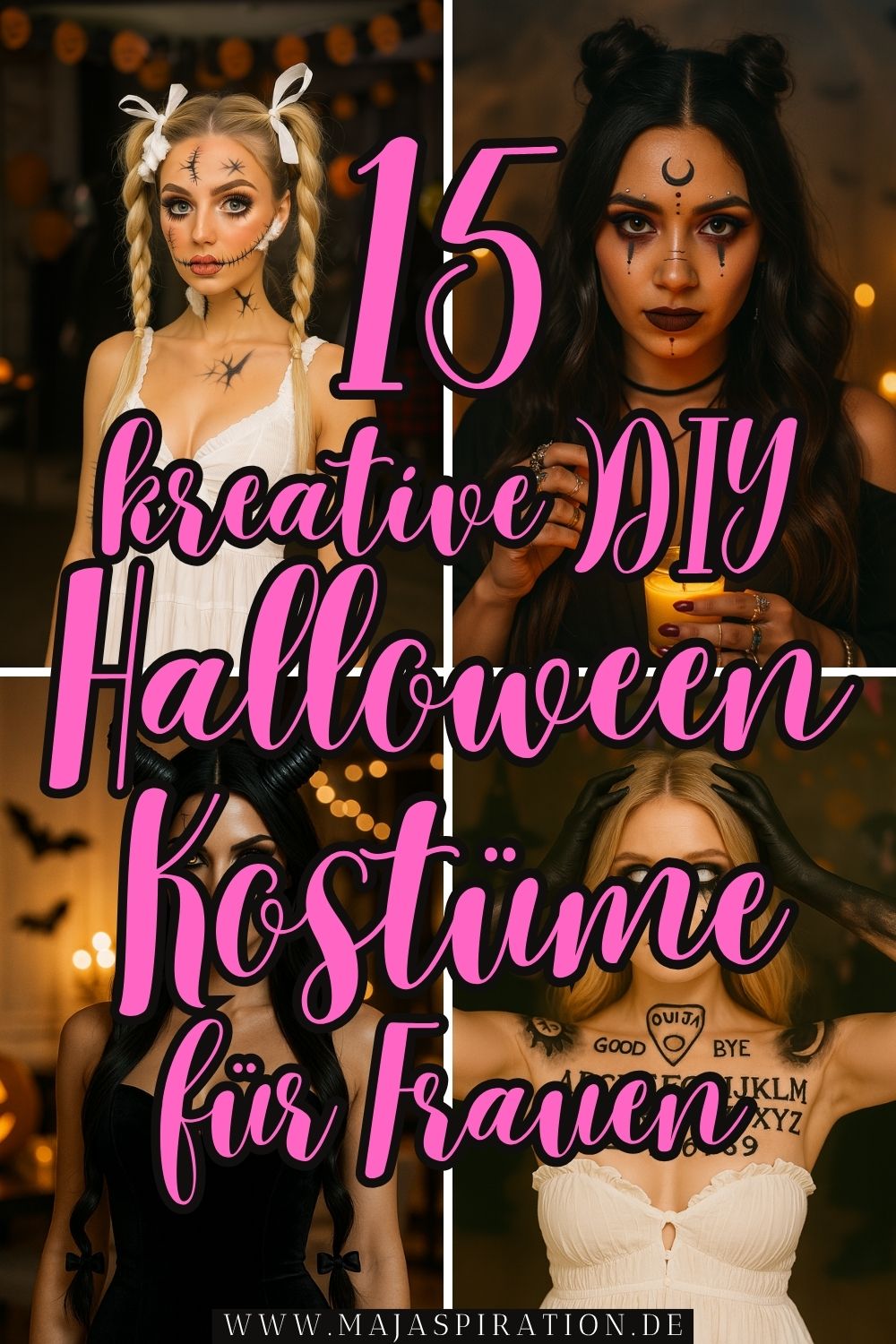 HATINXIA Halloween-Kostüm Damen – Spitzenponcho Mit Schwarzer Maske – Gruselig Schönes Spinnen-Outfit!