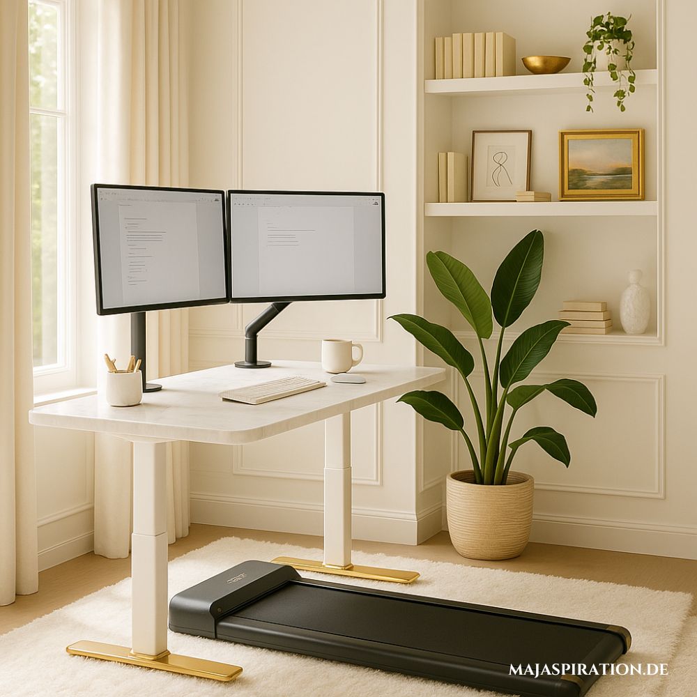 Home Office Idee mit Walking Pad