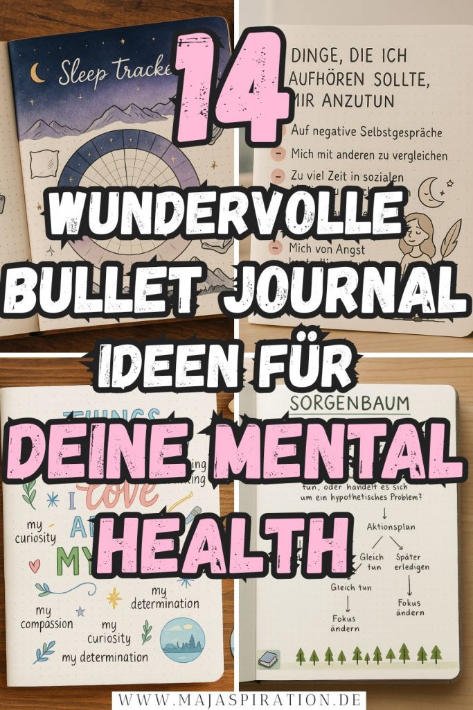Bullet Journal Mental Health Ideen Pin