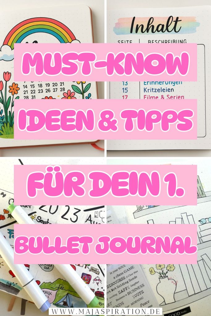 Bullet Journal Ideen für Anfänger Pin