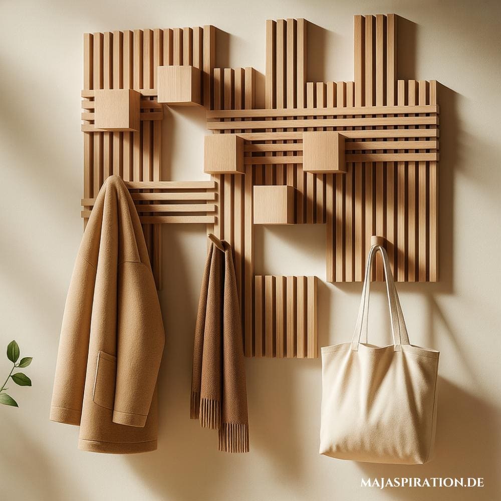 Wandhaken aus Holz