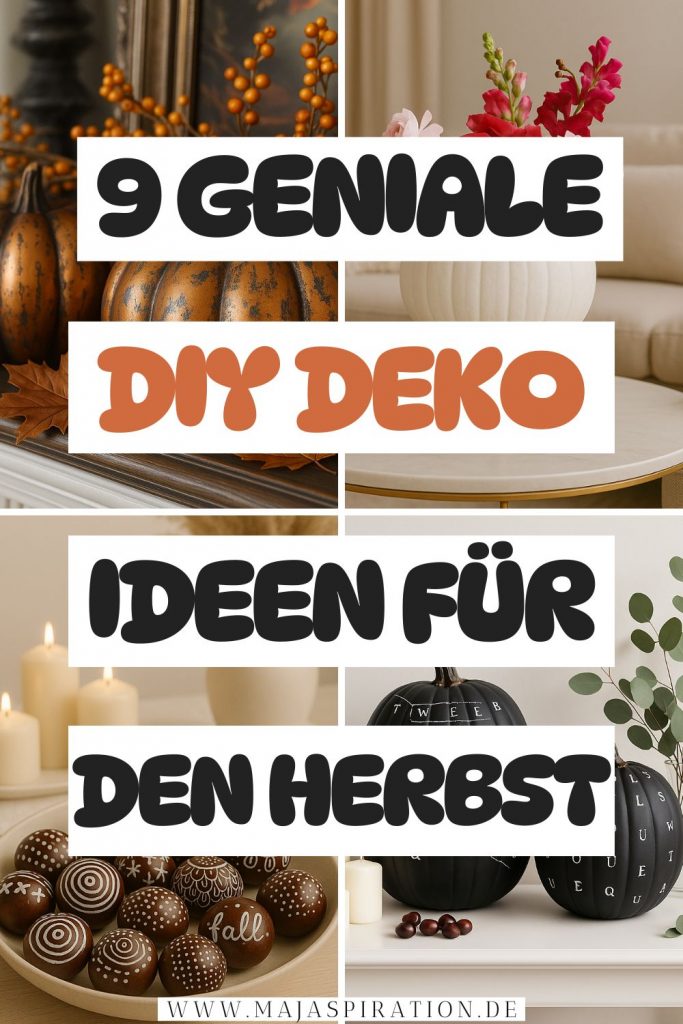 DIY Deko Ideen für den Herbst Pin