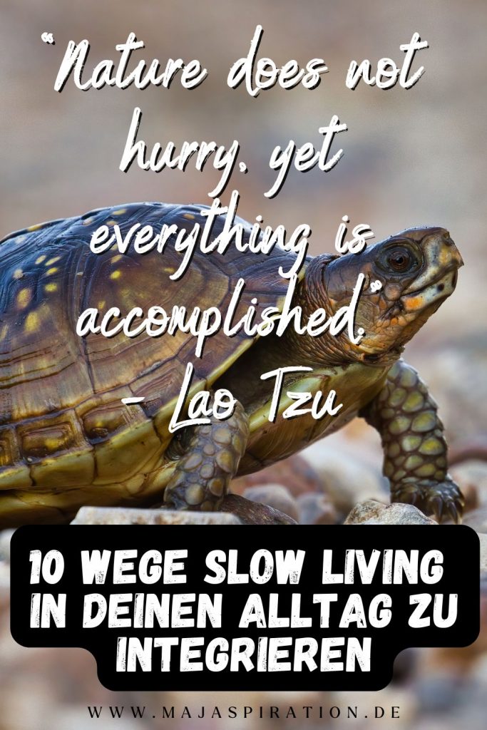 Slow Living im Alltag Pin 3