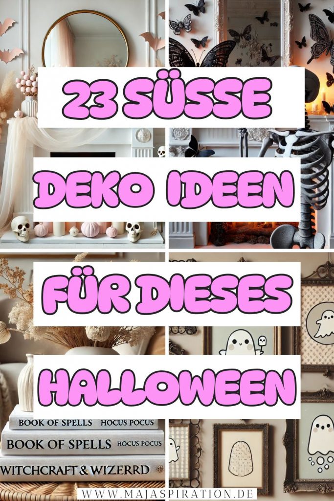 23 süße Halloween Deko Ideen Pin