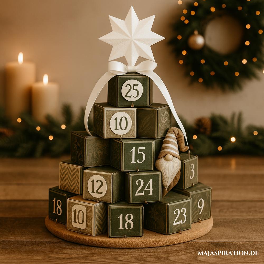 DIY Adventskalender aus Kästchen
