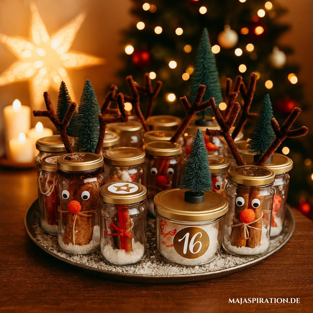 Adventskalender im Glas