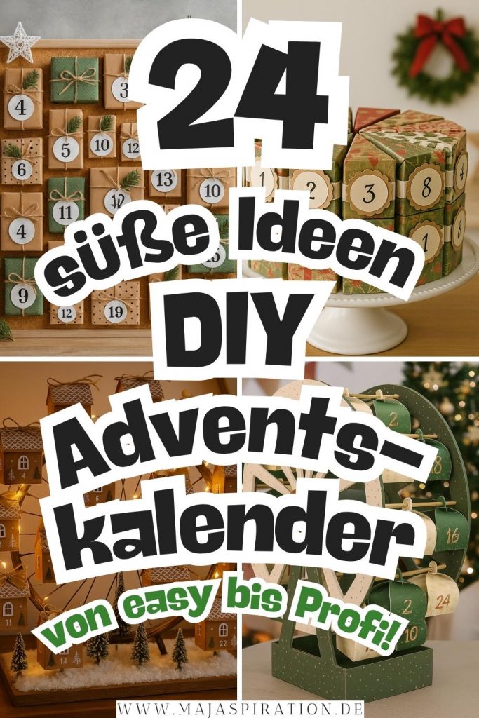 24 süße DIY Adventskalender Ideen Pin