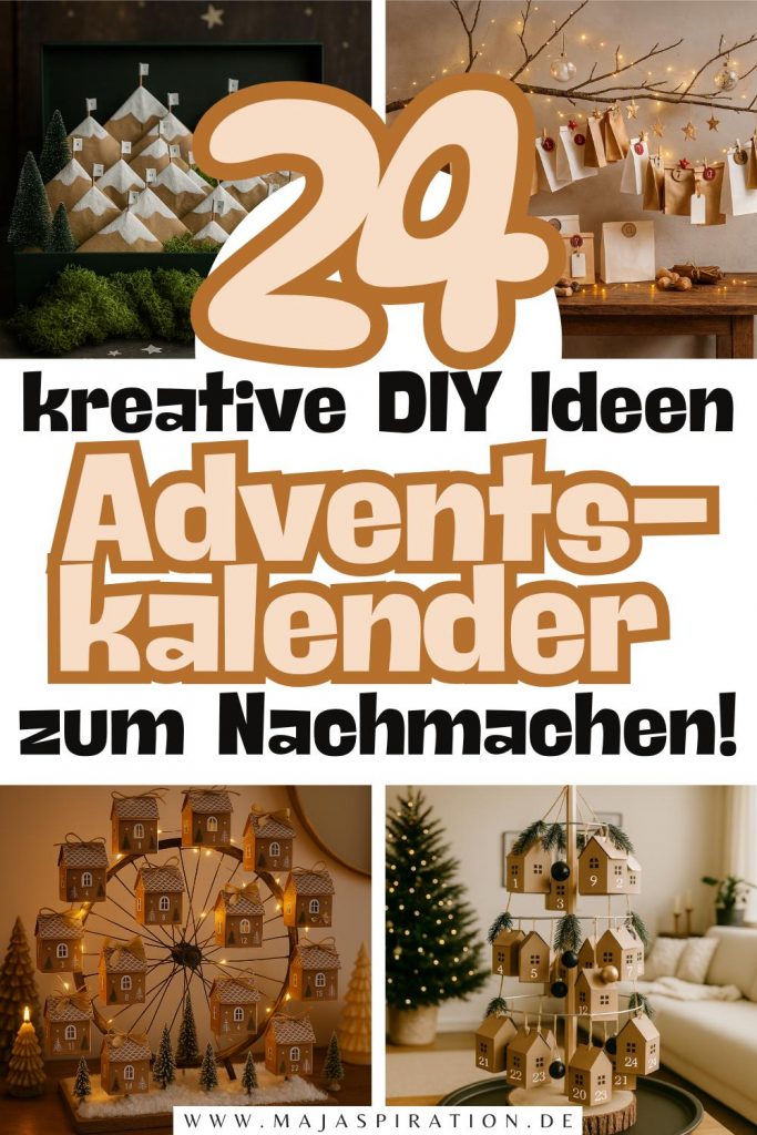 24 kreative Adventskalender Ideen Pin