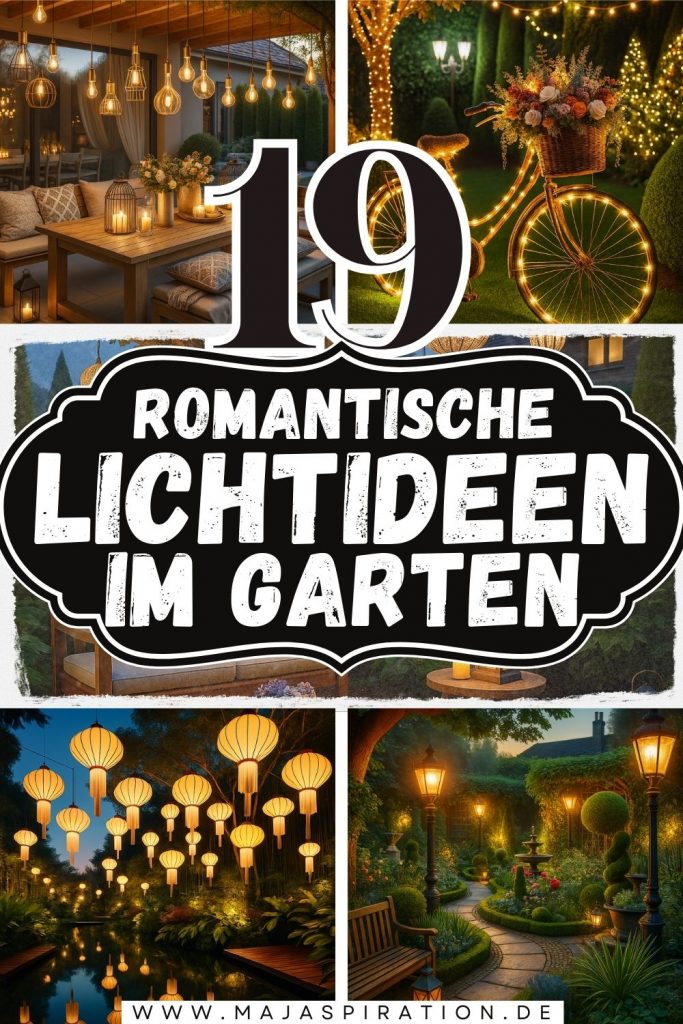 Garten Beleuchtung Ideen Pin