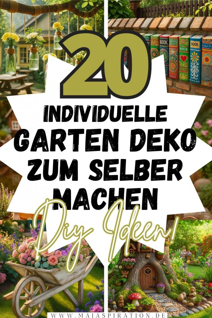 Kreative DIY Gartendeko Ideen Pin