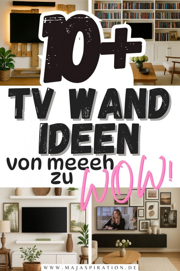 10 TV Wand Ideen Pin