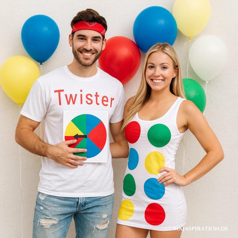 Twister Kostümidee für Paare