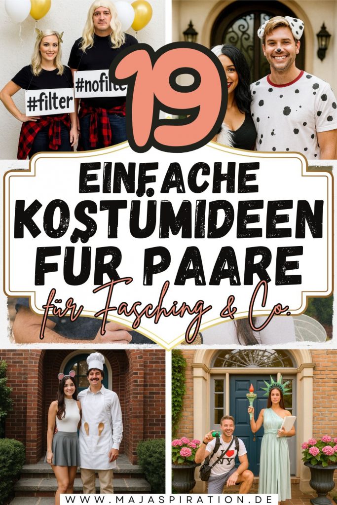 19 einfache Paar Kostümideen Pin