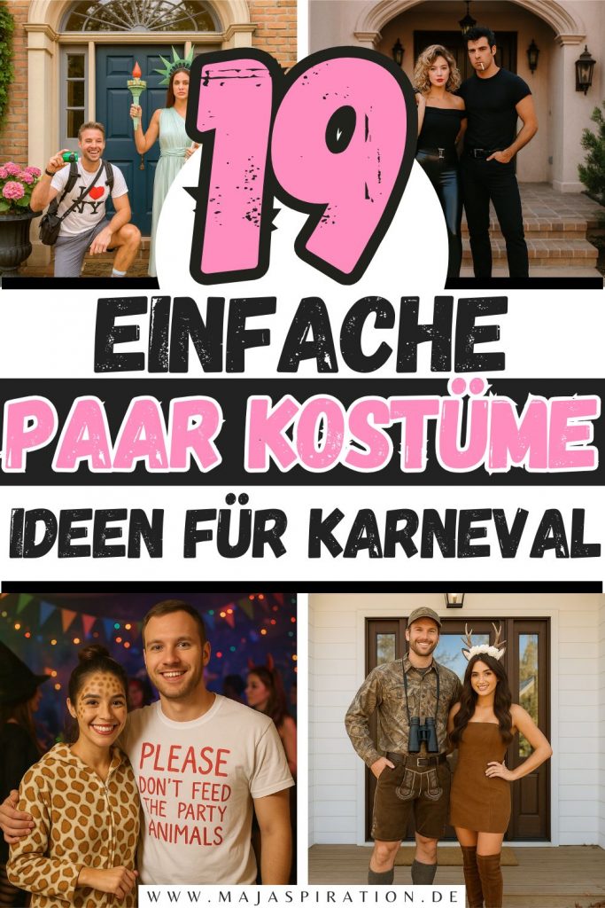 19 einfache Paar Kostümideen Pin