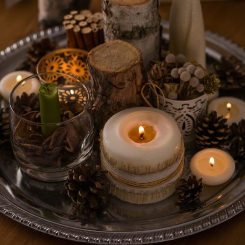 Weihnachtliche Deko-Tablett Ideen