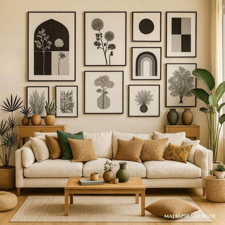 Wohnzimmer Wandgestaltung - 25 brillante & kreative Ideen wie sie