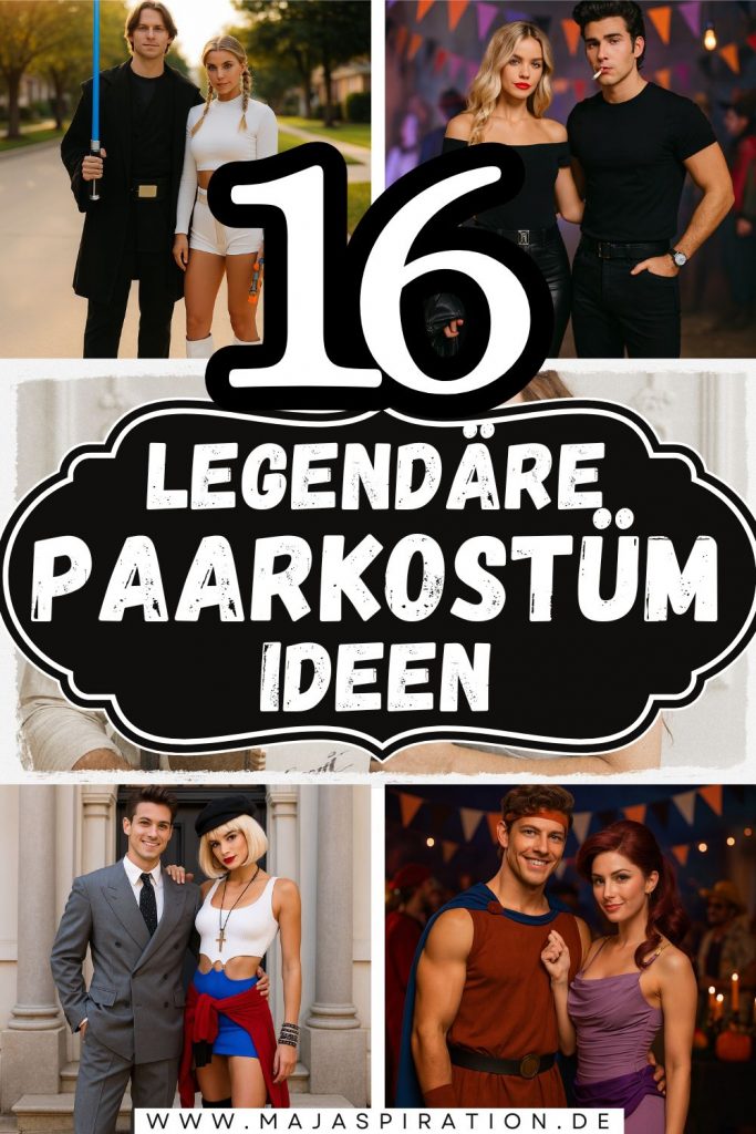 16 legendäre Paarkostüm Ideen Pin