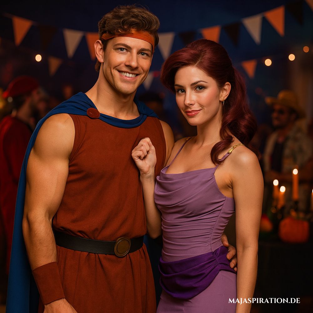 Hercules & Meg als Disney inspiriertes Paar Kostüm