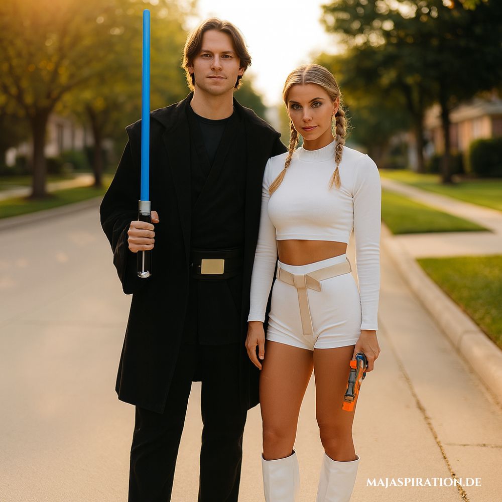 Anakin & Padme als unschlagbares Karnevalkostüm für Pärchen