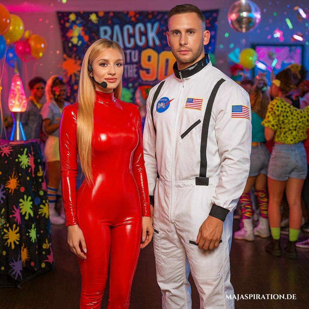 Britney & Astronaut aus Musikvideo als ikonische Kostümidee für zwei
