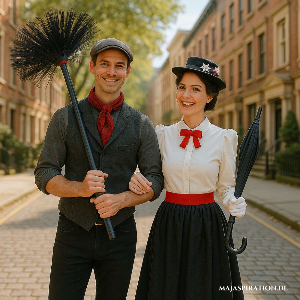 Mary Poppins & Bert der Kaminfeger als geniale Kostümidee für Paare