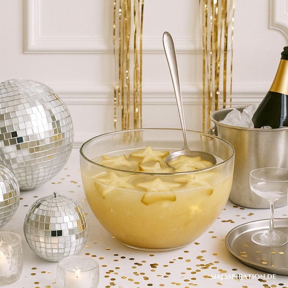 Silvester Bowle mit Sternfrucht