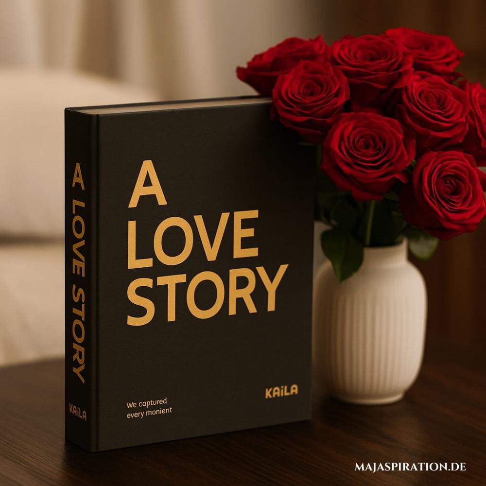Ästhetischer Bilderband "A LOVE STORY" als Geschenkidee