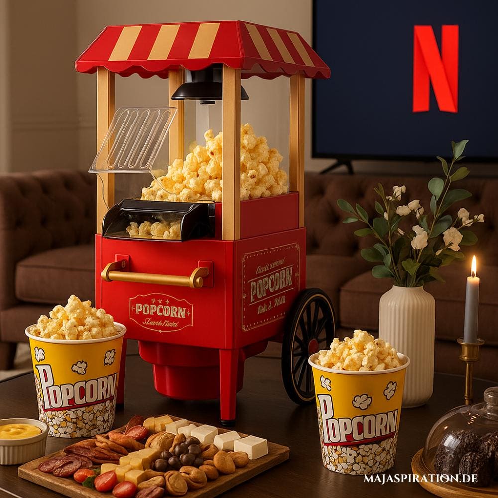 Popcorn Maschine für Filmabende