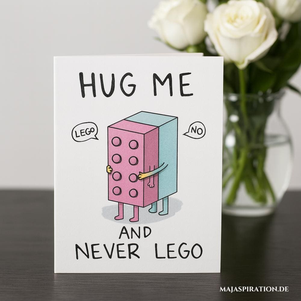 Lego Valentinstagskarte Idee 