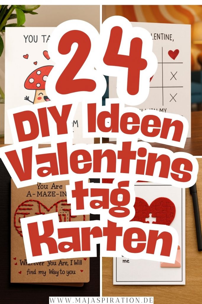 24 DIY Valentinstagskarte Ideen Pin