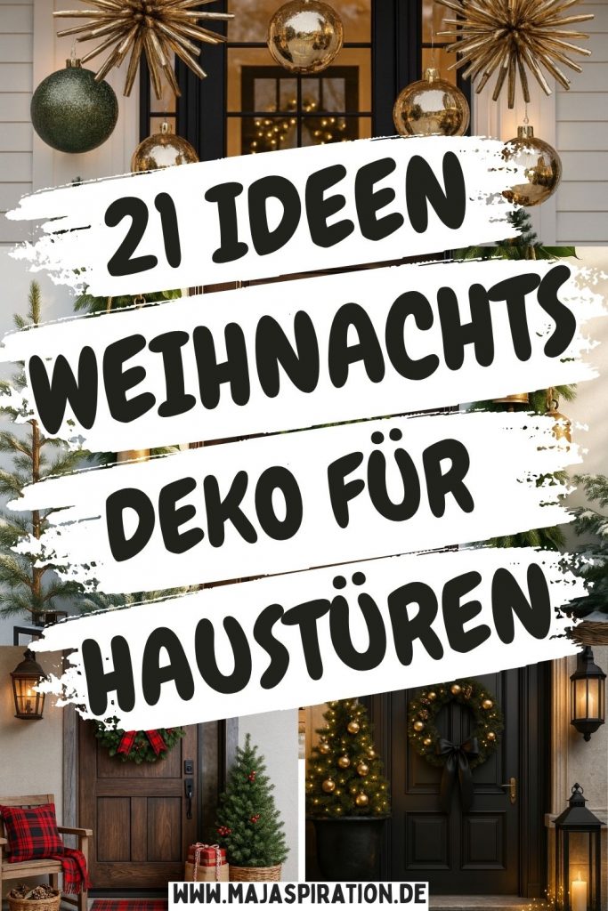 Weihnachtsdeko Haustür Ideen Pin